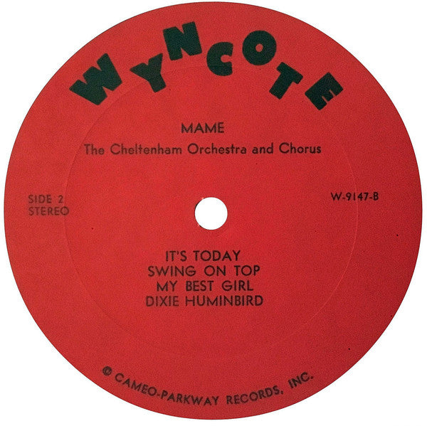 The Cheltenham Orchestra And Chorus : SONGS FROM BROADWAY'S NEW MUSICAL SMASH! MAME (LP, Album, Mono)