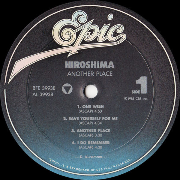 Hiroshima (3) : Another Place (LP, Album, Car)