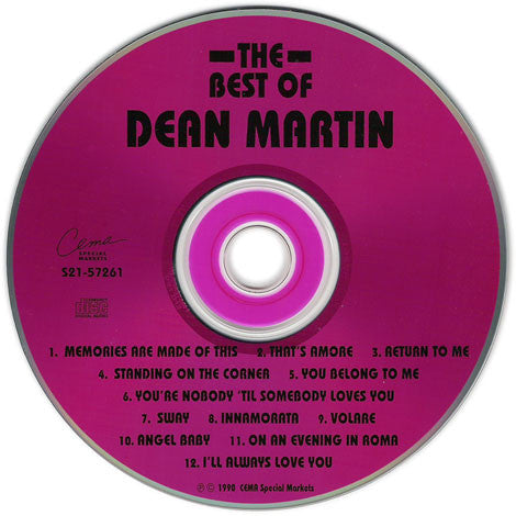 Dean Martin : The Best Of Dean Martin (CD, Comp)