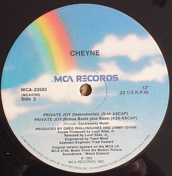 Cheyne : Private Joy (12")