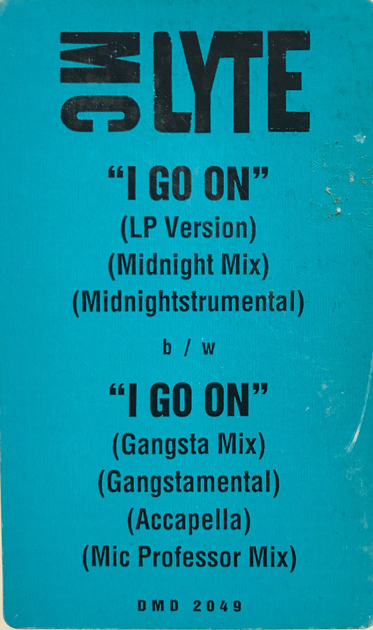 MC Lyte : I Go On (12", Single, Promo)