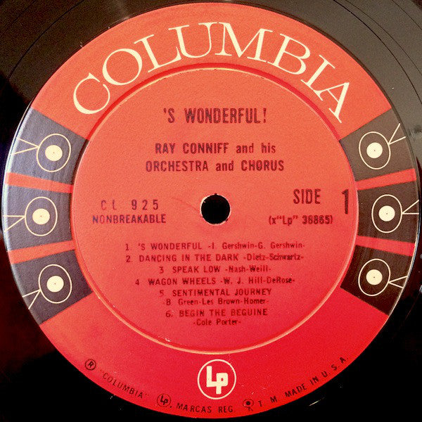Ray Conniff : 'S Wonderful! (LP, Album, Mono, RE)