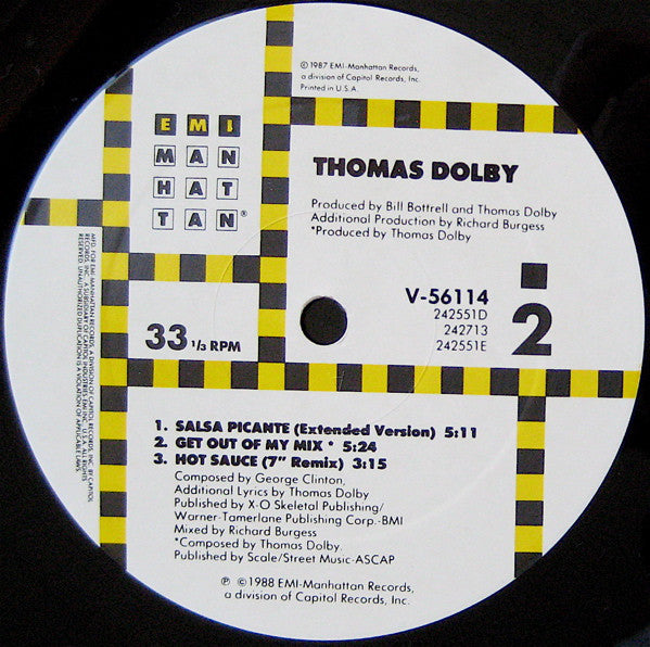 Thomas Dolby : Hot Sauce (12")