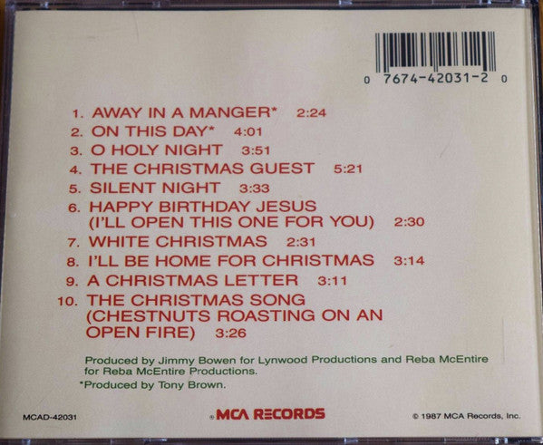 Reba McEntire : Merry Christmas To You (CD, Album, RP, San)