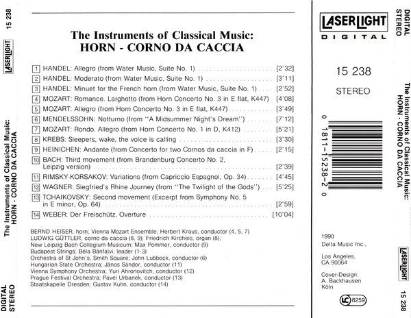 Various : The Horn - Corno Da Caccia (CD, Comp)