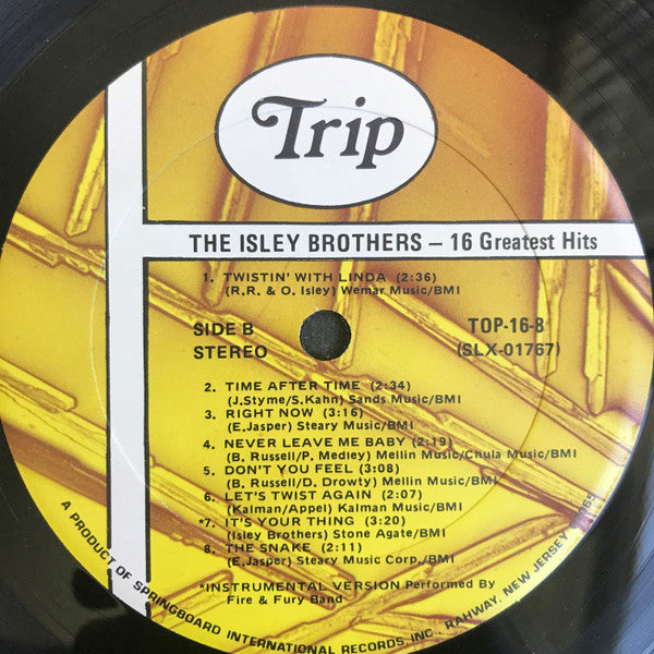 The Isley Brothers : 16 Greatest Hits (LP, Album, Comp)