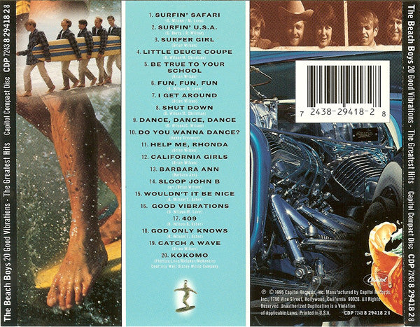 The Beach Boys : 20 Good Vibrations - The Greatest Hits (CD, Comp, RM)