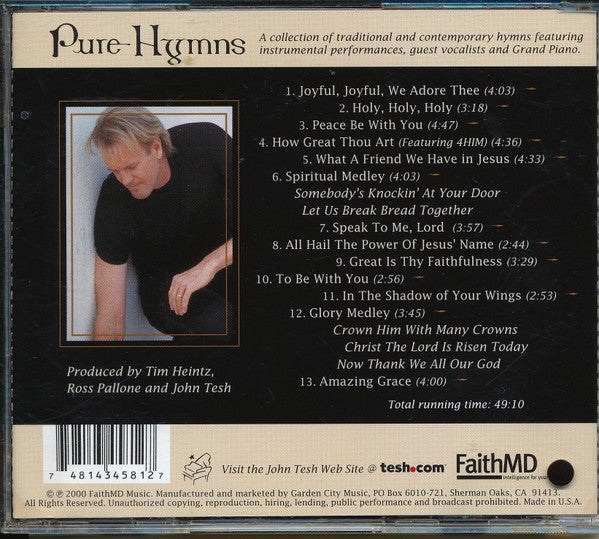 John Tesh : Pure Hymns (CD)