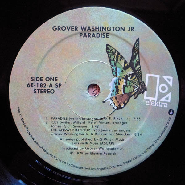 Grover Washington, Jr. : Paradise (LP, Album, SP )