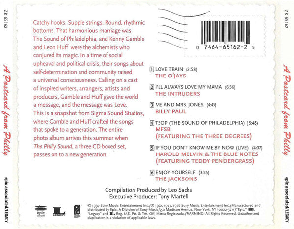 Various : A Postcard From Philly (CD, Comp)