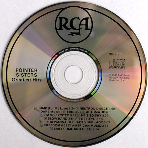 Pointer Sisters : Greatest Hits (CD, Comp)