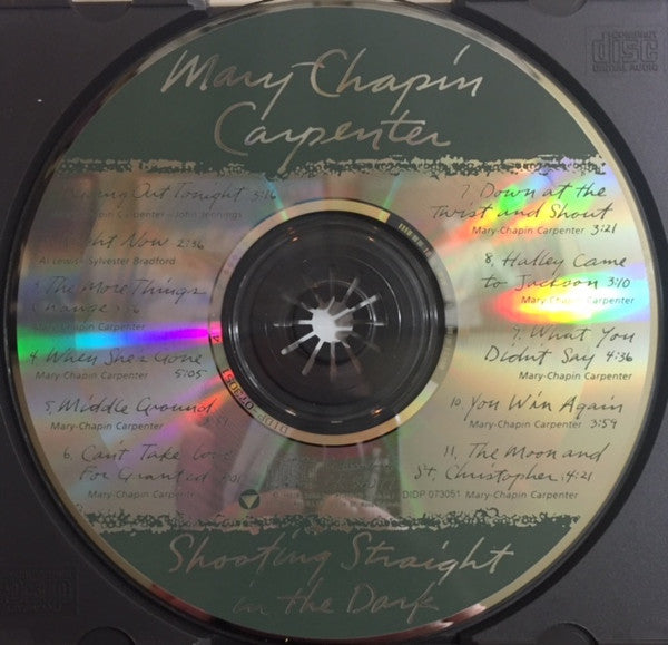 Mary Chapin Carpenter : Shooting Straight In The Dark (CD, Album)