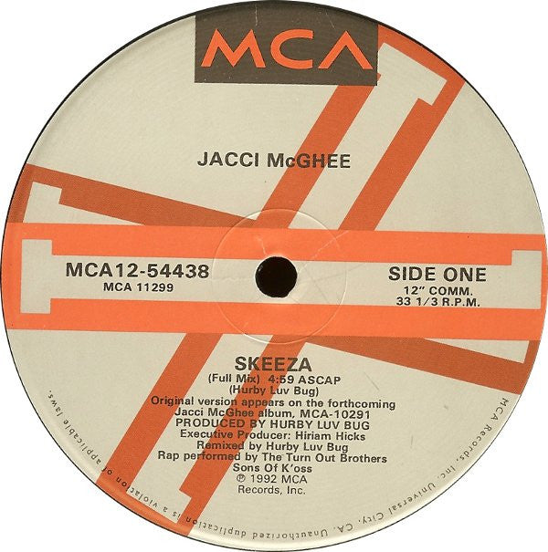 Buy Jacci McGhee : Skeeza (12