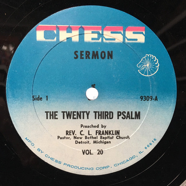 Reverend C.L. Franklin : The Twenty Third Psalm (LP, Mono)