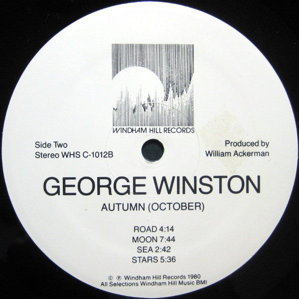 George Winston : Autumn (Piano Solos) (LP, Album, RTI)