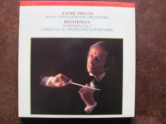 Ludwig van Beethoven, André Previn : Symphony No.7, Coriolan & Prometheus Overtures (LP, Album)