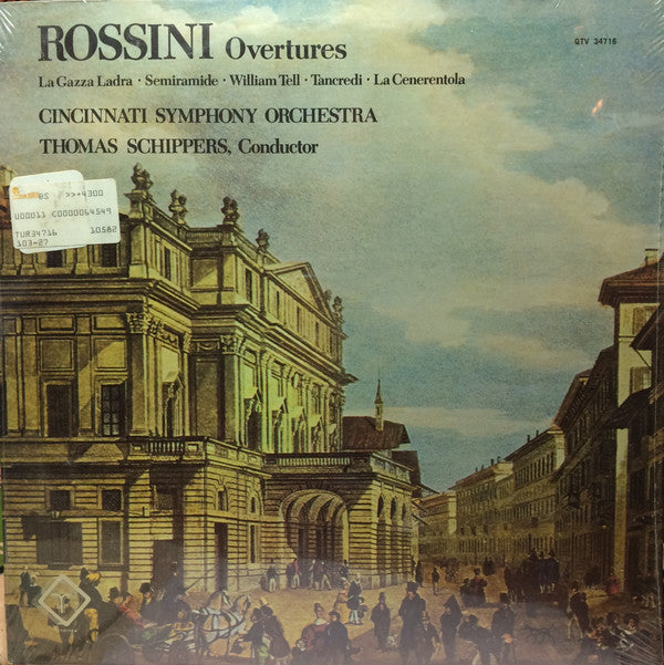 Gioacchino Rossini, Cincinnati Symphony Orchestra, Thomas Schippers : Rossini Overtures (LP, Album, Quad)