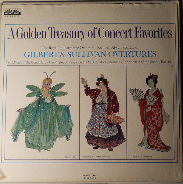 Alexander Gibson, The London Festival Orchestra, Giuseppe Verdi, Gioacchino Rossini : A Golden Treasury Of Concert Favorites (2xLP, Mono)