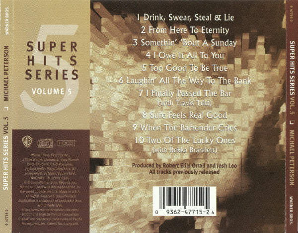Michael Peterson : Super Hits Series (Volume 5) (HDCD, Comp, Enh)