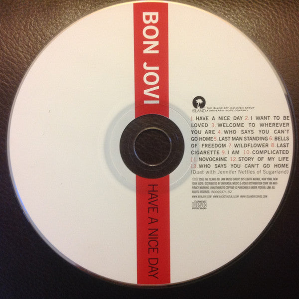Bon Jovi : Have A Nice Day (CD, Album)