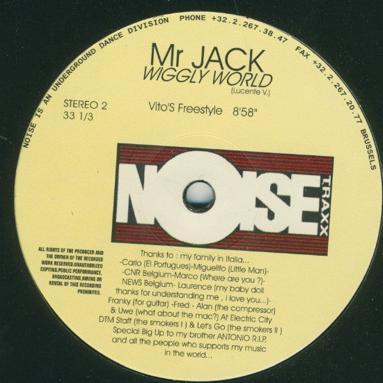 Mr. Jack : Wiggly World (12")