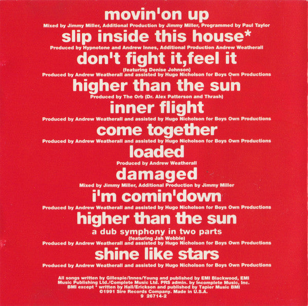 Primal Scream : Screamadelica (CD, Album, ARC)