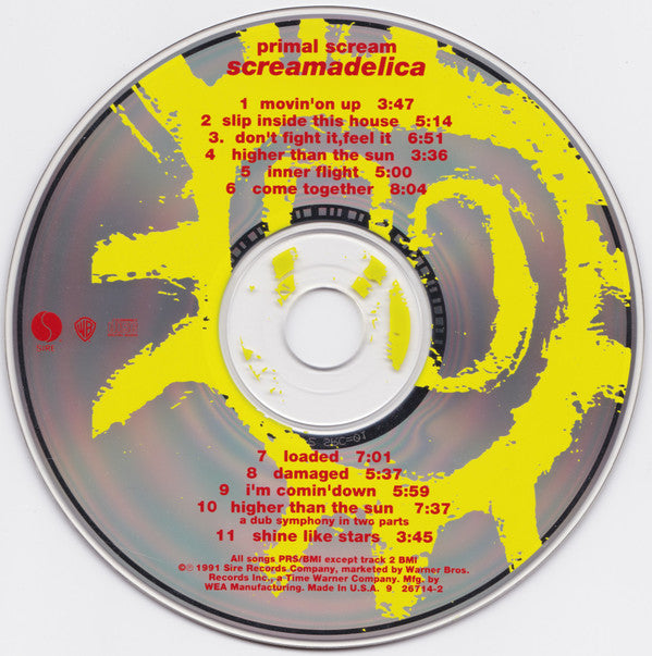 Primal Scream : Screamadelica (CD, Album, ARC)
