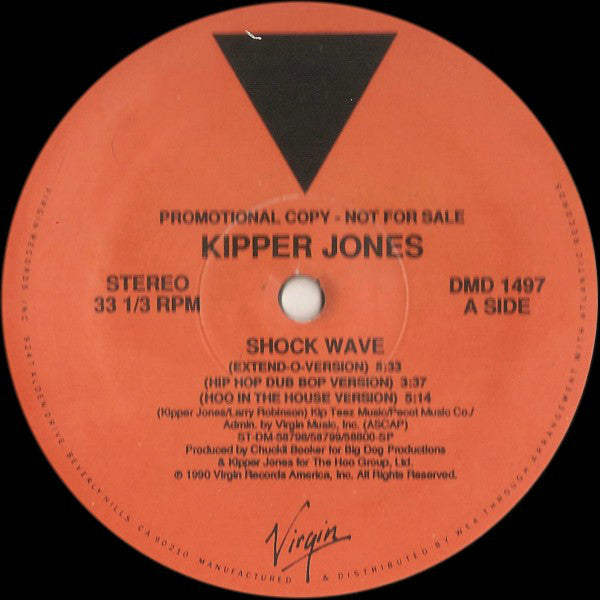 Kipper Jones : Shockwave (12", Promo)