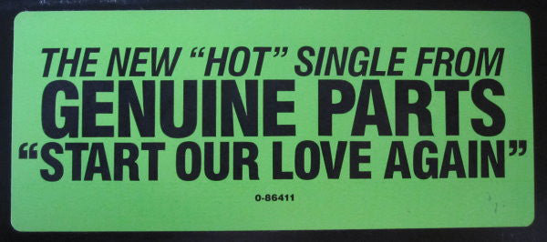 Genuine Parts : Start Our Love Again (12", Promo)