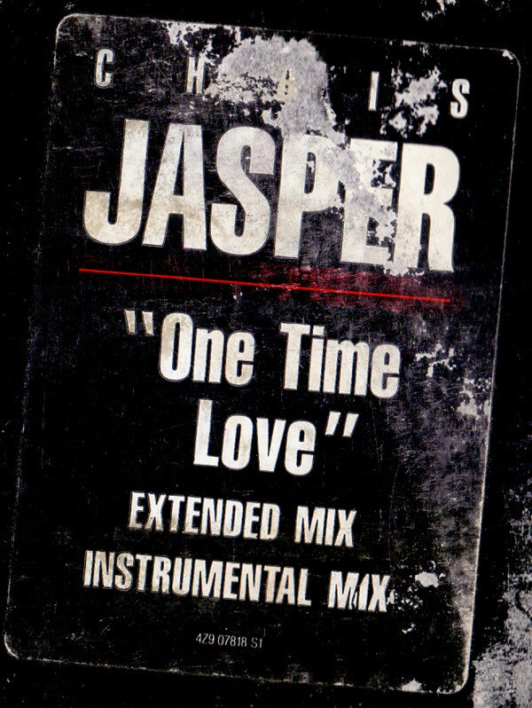 Chris Jasper : One Time Love (12", Promo)