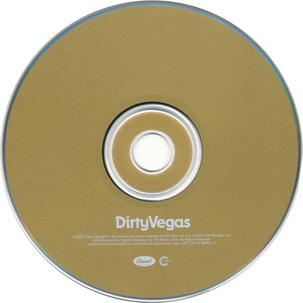 Dirty Vegas : Dirty Vegas (CD, Album)