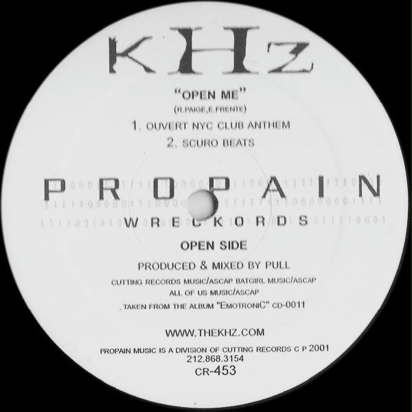 KHZ : Open Me (12")