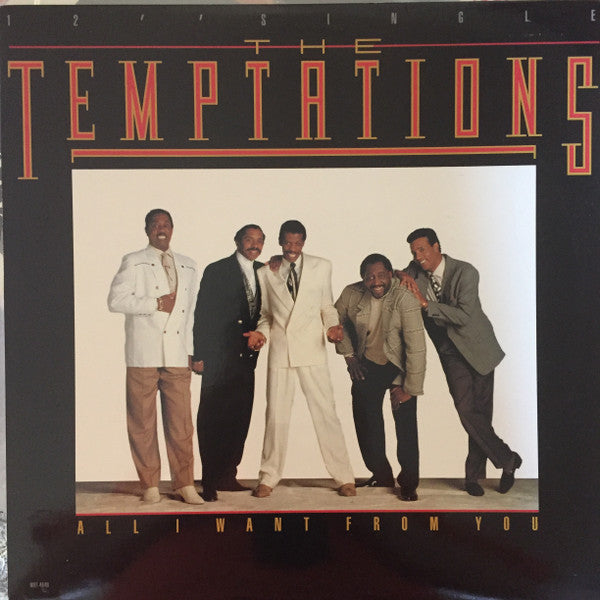 The Temptations : All I Want From You (12", Promo)