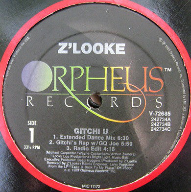 Z'Looke : Gitchi U (12", Single)