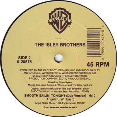 The Isley Brothers : Smooth Sailin' Tonight (12", Maxi)