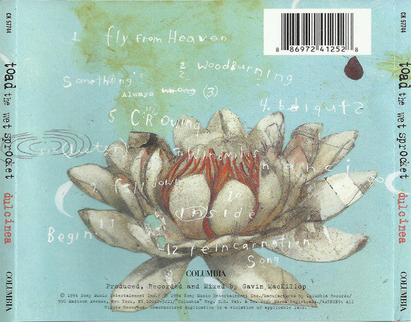 Toad The Wet Sprocket : Dulcinea (CD, Album)