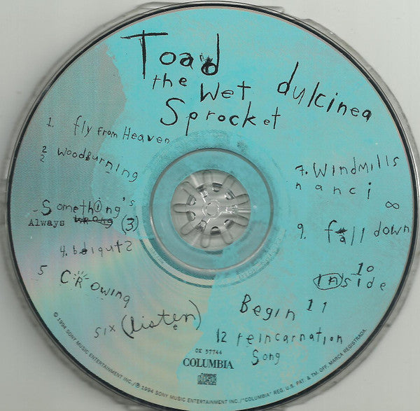 Toad The Wet Sprocket : Dulcinea (CD, Album)