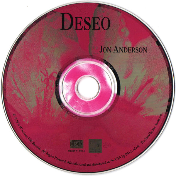 Jon Anderson : Deseo (CD, Album)