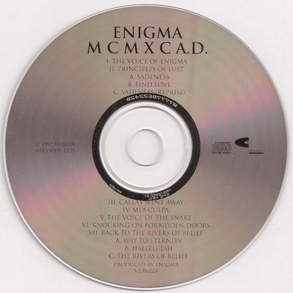 Enigma : MCMXC a.D. (CD, Album, RE, RP)