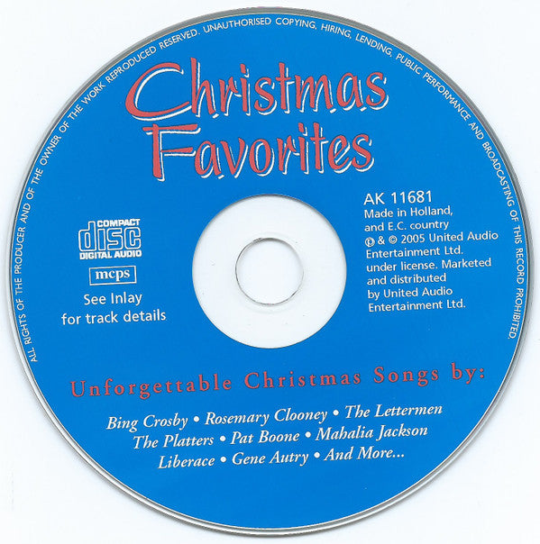 Various : Christmas Favorites (CD, Comp)