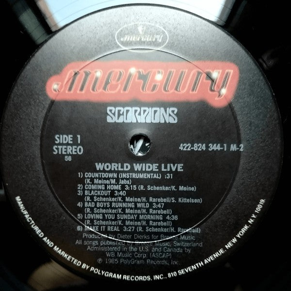 Scorpions : World Wide Live (2xLP, Album, 56)