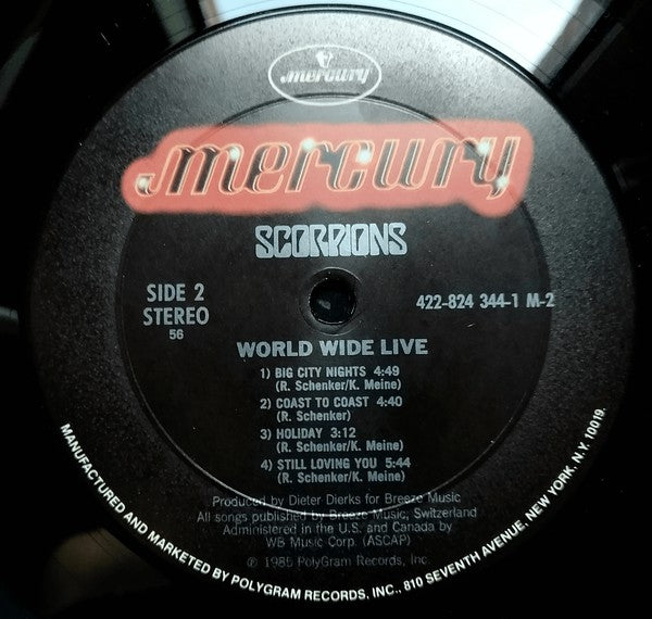 Scorpions : World Wide Live (2xLP, Album, 56)