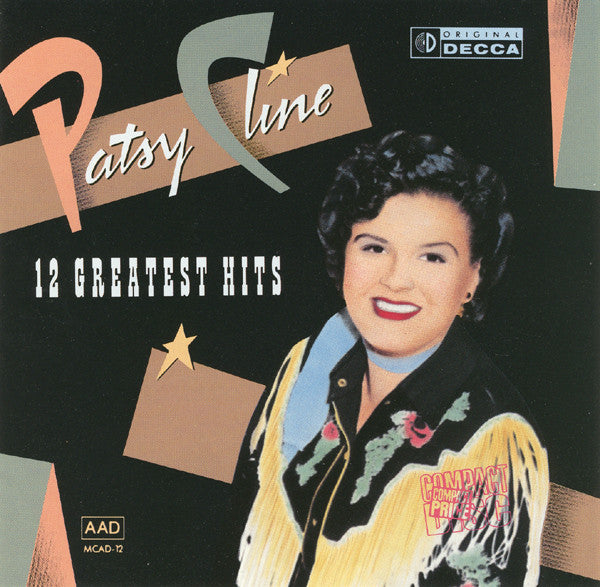 Patsy Cline : 12 Greatest Hits (CD, Comp, Club, RE, RM)