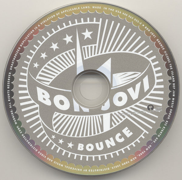 Bon Jovi : Bounce (CD, Album, Club)