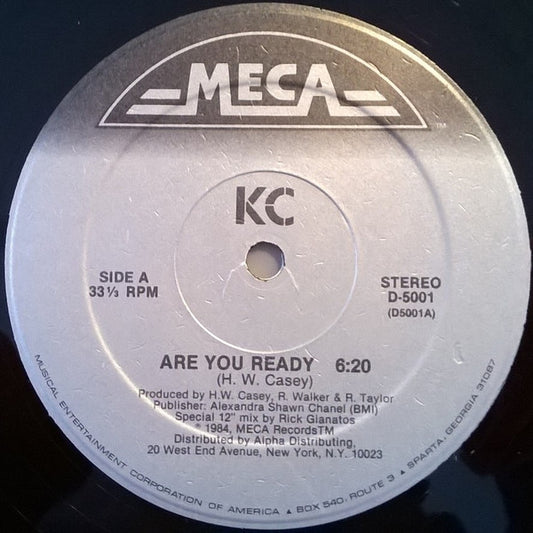 KC (4) : Are You Ready / Don't Break My Heart (12")