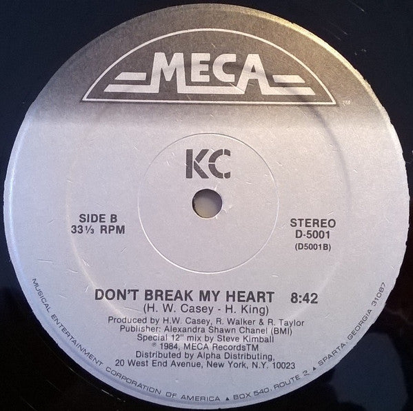KC (4) : Are You Ready / Don't Break My Heart (12")