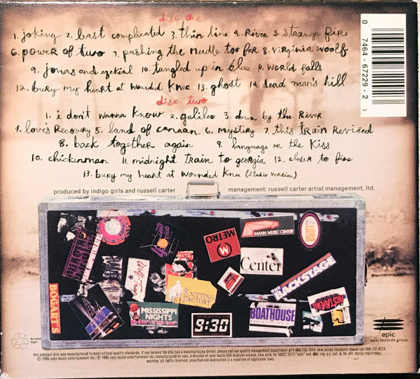 Indigo Girls : 1200 Curfews (2xCD, Album, Eco)