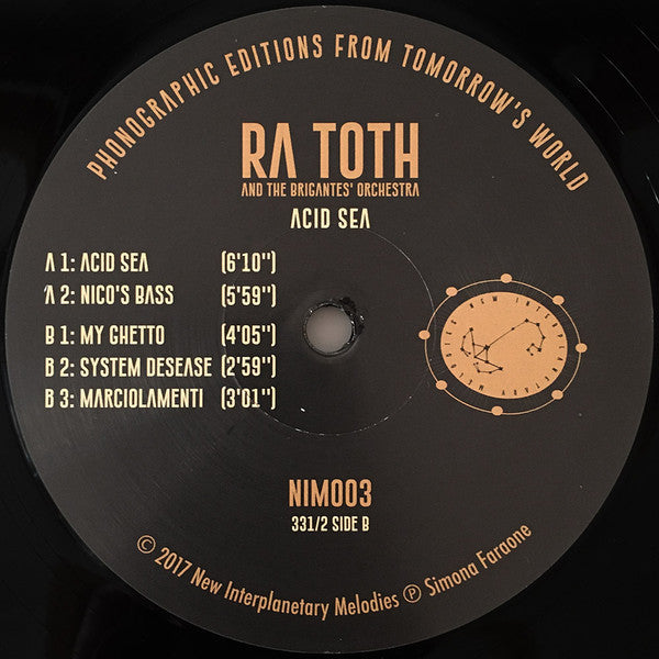 Ra Toth And The Brigante's Orchestra : Acid Sea (12")