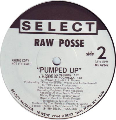 Raw Posse : Pumped Up (12", Promo)