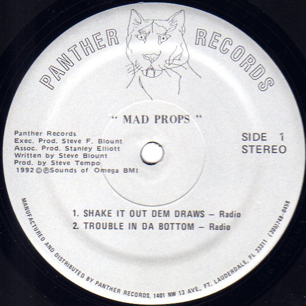 Mad Props : Shake It Out Dem Draws (12")